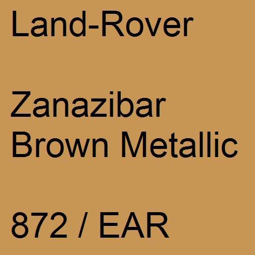 Land-Rover, Zanazibar Brown Metallic, 872 / EAR.